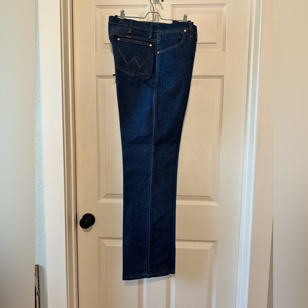 Wrangler Dark Blue Straight Leg Jeans